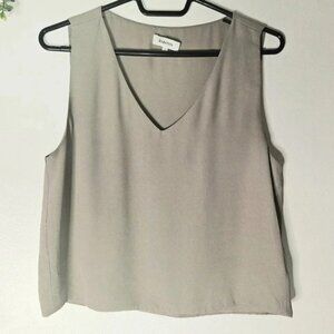 Babaton Aritzia Murphy Nude Beige Sleeveless  Sz Small